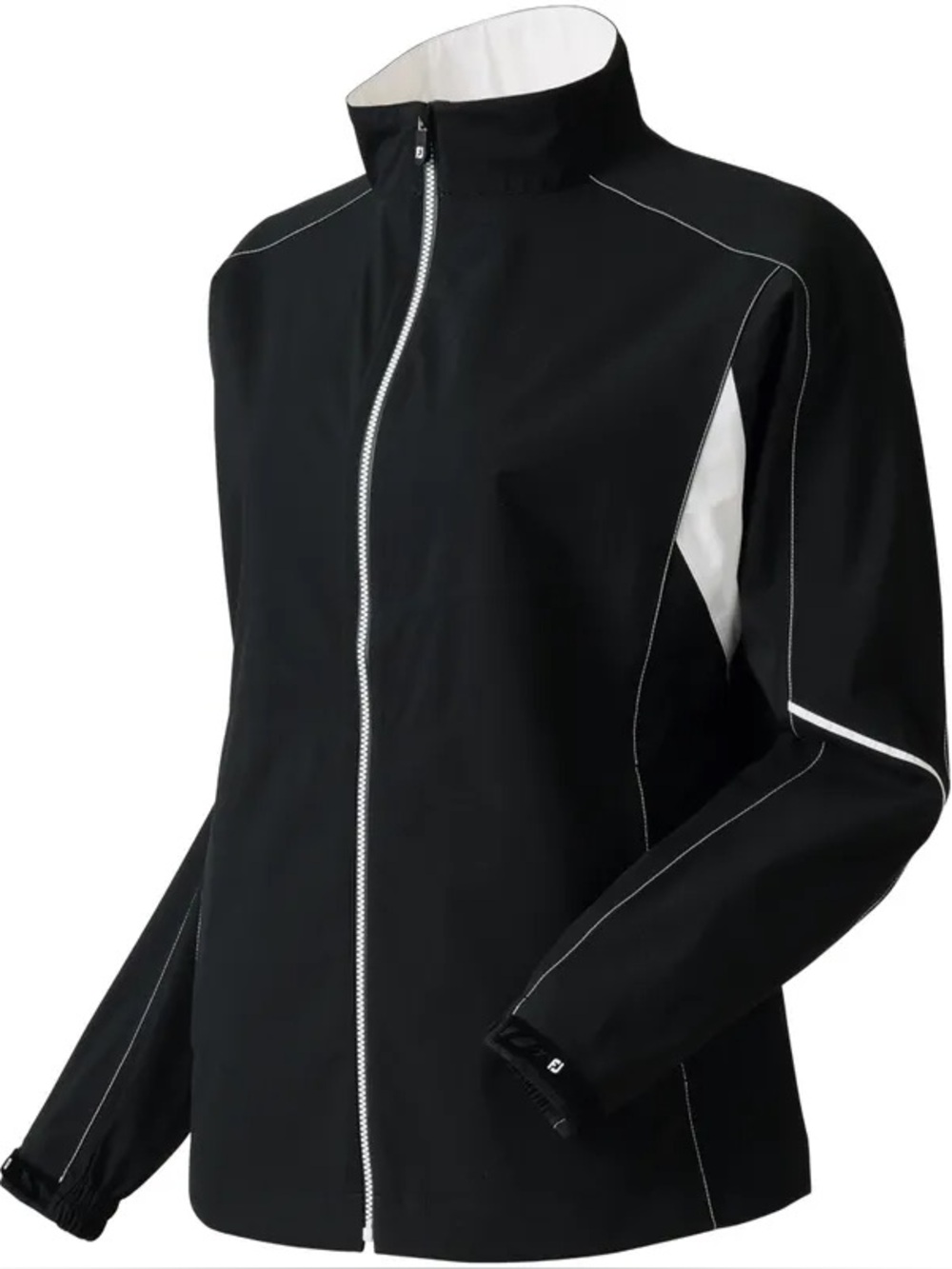 FootJoy Hydrolite Rain Jacket Black/White XS